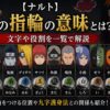 ナルト 暁 指輪 文字 意味